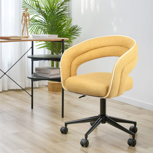 LA LUNA ΚΑΡΕΚΛΑ ΓΡΑΦΕΙΟΥ ΜΟΥΣΤΑΡΔΙ 59x56.5x87.5cm 25-0744 - Image 2