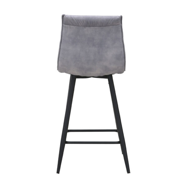 LINEA ΣΚΑΜΠΟ BAR ΓΚΡΙ SILVER 42x51x94 26-0074 - Image 9