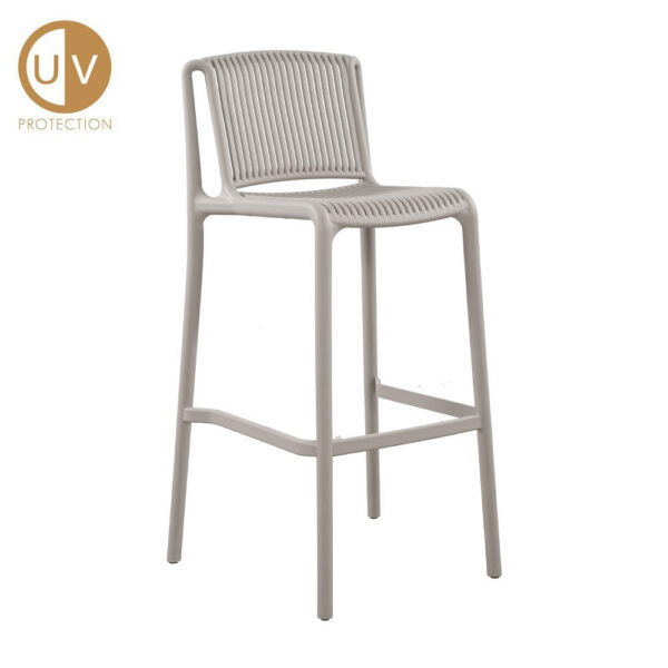 POLLY ΣΚΑΜΠΟ BAR ΓΚΡΙ ΑΝΟΙΧΤΟ 42x50x100.5 26-0084 - Image 6