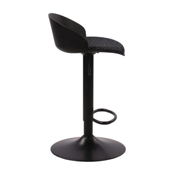 DALI ΣΚΑΜΠΟ BAR ΜΑΥΡΟ 41.5x41.5x75.5cm 26-0102 - Image 3