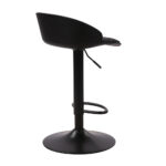 DALI ΣΚΑΜΠΟ BAR ΜΑΥΡΟ 41.5x41.5x75.5cm 26-0102 - Image 4