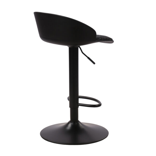 DALI ΣΚΑΜΠΟ BAR ΜΑΥΡΟ 41.5x41.5x75.5cm 26-0102 - Image 4