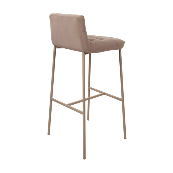 MERLO ΣΚΑΜΠΟ BAR BEIGE 49x50x88cm 26-0104 - Image 4