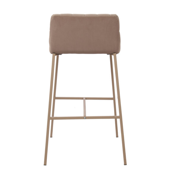 MERLO ΣΚΑΜΠΟ BAR BEIGE 49x50x88cm 26-0104 - Image 5