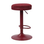 LOLLI ΣΚΑΜΠΟ BAR BORDEAUX 38.5x38.5x59.5cm 26-0108 - Image 4