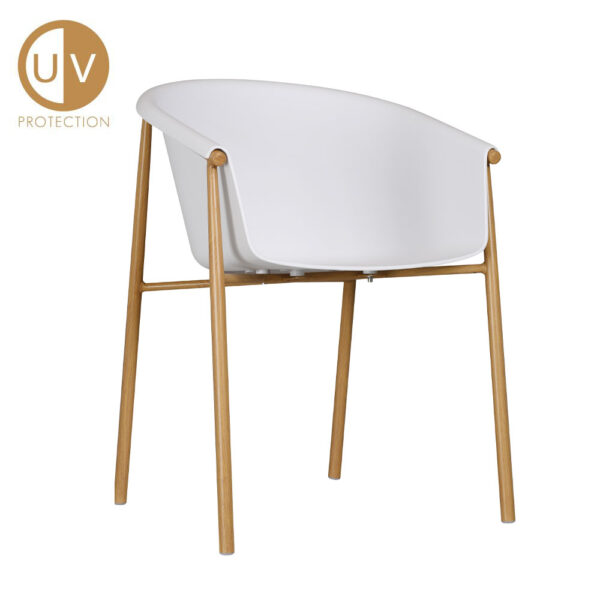 CARINA ΚΑΡΕΚΛΑ ΛΕΥΚΟ 59x57x80 27-0158 - Image 6