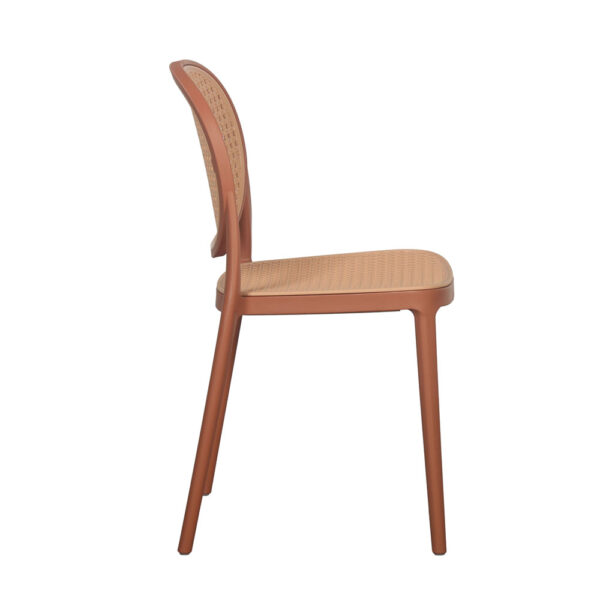 RATTI ΚΑΡΕΚΛΑ TERRACOTTA ΦΥΣΙΚΟ 41.6x53x84 27-0224 - Image 6