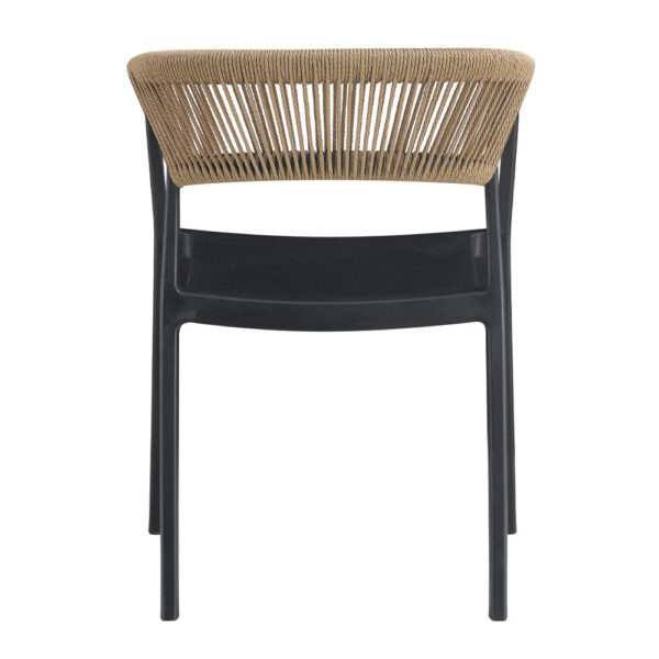 CONCORD ΚΑΡΕΚΛΑ ΜΑΥΡΟ LATTE 55.5x53.5x76 27-0232 - Image 9