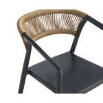 CONCORD ΚΑΡΕΚΛΑ ΜΑΥΡΟ LATTE 55.5x53.5x76 27-0232 - Image 10