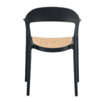 BISTROT ΚΑΡΕΚΛΑ ΜΑΥΡΟ ΦΥΣΙΚΟ 57x53x81.5 27-0235 - Image 10