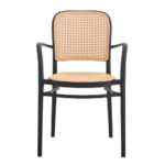 VIENNA ΚΑΡΕΚΛΑ ΜΑΥΡΟ ΦΥΣΙΚΟ 55x53x85.5 27-0236 - Image 8