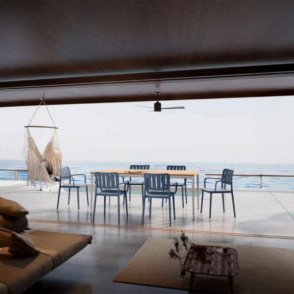 MILANO ΚΑΡΕΚΛΑ ΜΠΛΕ 53x58x81.5 27-0247 - Image 6