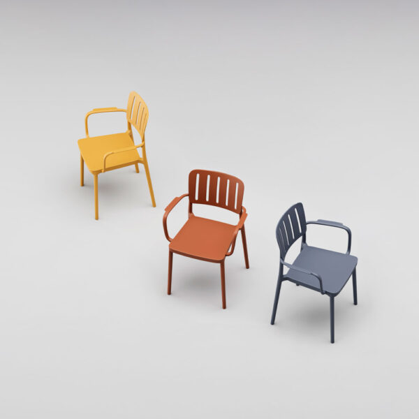 MILANO ΚΑΡΕΚΛΑ ΜΠΛΕ 53x58x81.5 27-0247 - Image 8