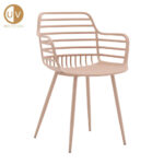 CANDY ΚΑΡΕΚΛΑ DUSTY PINK 57x51.5x82 27-0249 - Image 4