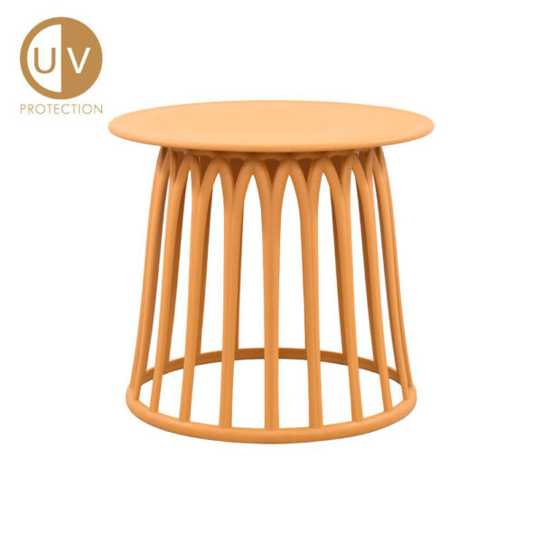 BASKET SIDE TABLE ΜΟΥΣΤΑΡΔΙ 49.5x49.5x44 27-0261 - Image 5