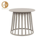 BASKET SIDE TABLE ΓΚΡΙ ΑΝΟΙΧΤΟ 49.5x49.5x44 27-0262 - Image 5