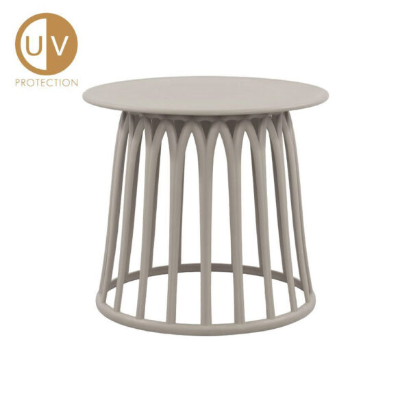 BASKET SIDE TABLE ΓΚΡΙ ΑΝΟΙΧΤΟ 49.5x49.5x44 27-0262 - Image 5