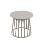 BASKET SIDE TABLE ΓΚΡΙ ΑΝΟΙΧΤΟ 49.5x49.5x44 27-0262 - Image 6