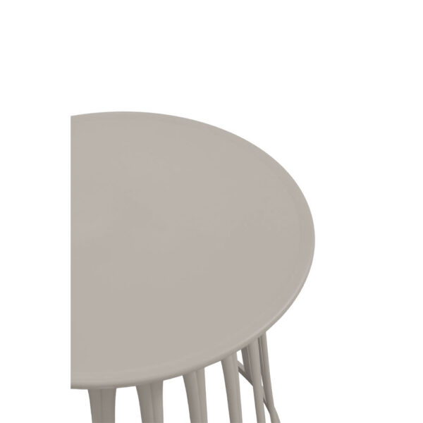 BASKET SIDE TABLE ΓΚΡΙ ΑΝΟΙΧΤΟ 49.5x49.5x44 27-0262 - Image 7