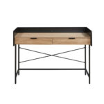 HOMI ΓΡΑΦΕΙΟ 2ΣΥΡΤΑΡΙΑ ΦΥΣΙΚΟ ΜΑΥΡΟ 123x60x86 28-0272 - Image 6