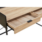 HOMI ΓΡΑΦΕΙΟ 2ΣΥΡΤΑΡΙΑ ΦΥΣΙΚΟ ΜΑΥΡΟ 123x60x86 28-0272 - Image 8