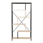 QUICK ΒΙΒΛΙΟΘΗΚΗ ΦΥΣΙΚΟ ΜΑΥΡΟ 85x35x163 28-0301 - Image 4