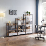 TRILOGY ΒΙΒΛΙΟΘΗΚΗ ΦΥΣΙΚΟ ΜΑΥΡΟ 70x30x90 28-0310 - Image 4