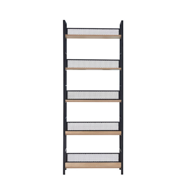 NEST ΒΙΒΛΙΟΘΗΚΗ ΦΥΣΙΚΟ ΜΑΥΡΟ 60x28x154 28-0314 - Image 7