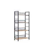 NEST ΒΙΒΛΙΟΘΗΚΗ ΦΥΣΙΚΟ ΜΑΥΡΟ 60x28x121 28-0315 - Image 5