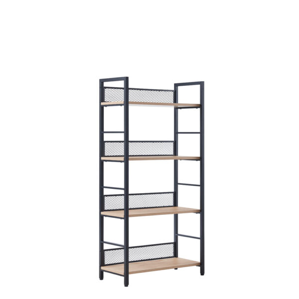 NEST ΒΙΒΛΙΟΘΗΚΗ ΦΥΣΙΚΟ ΜΑΥΡΟ 60x28x121 28-0315 - Image 5