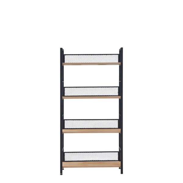 NEST ΒΙΒΛΙΟΘΗΚΗ ΦΥΣΙΚΟ ΜΑΥΡΟ 60x28x121 28-0315 - Image 7