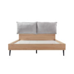 NEON ΚΡΕΒΑΤΙ (ΓΙΑ ΣΤΡΩΜΑ 160x200cm) ΦΥΣΙΚΟ 167x207x105cm 40-0053 - Image 9