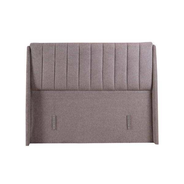 VITA ΚΡΕΒΑΤΙ ΜΕ ΑΠΟΘΗΚ. ΧΩΡΟ ΚΑΙ ΣΤΡΩΜΑ ΓΚΡΙ ΑΝΟΙΧΤΟ SILVER 215x175x136 40-0060 - Image 6