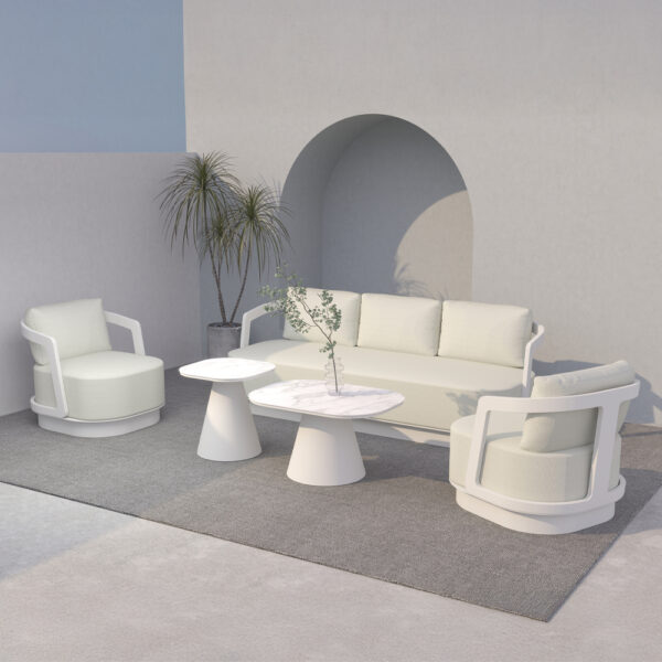 TORRE ΣΑΛΟΝΙ SET 1+2+2 OFF WHITE 49-0006 - Image 6