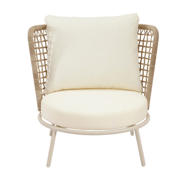 POLO ΣΑΛΟΝΙ SET 1+2 ΜΠΕΖ 49-0010 - Image 6