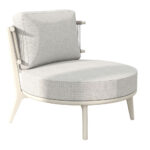 LA LUNA ΠΟΛΥΘΡΟΝΑ OFF WHITE 80x87x68cm 51-0002 - Image 4