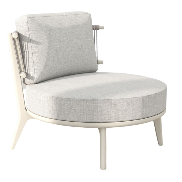 LA LUNA ΠΟΛΥΘΡΟΝΑ OFF WHITE 80x87x68cm 51-0002 - Image 4