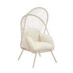 SUN ΠΟΛΥΘΡΟΝΑ BEIGE 75x69x135.5cm 51-0020 - Image 2