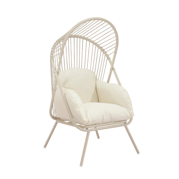 SUN ΠΟΛΥΘΡΟΝΑ BEIGE 75x69x135.5cm 51-0020 - Image 2