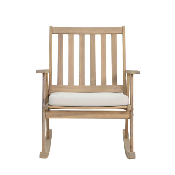 GARDEN ΠΟΛΥΘΡΟΝΑ ΜΕ ΜΠΡΑΤΣΟ ΜΑΞΙΛΑΡΙ ΦΥΣΙΚΟ 76x64x84cm 51-0022 - Image 3