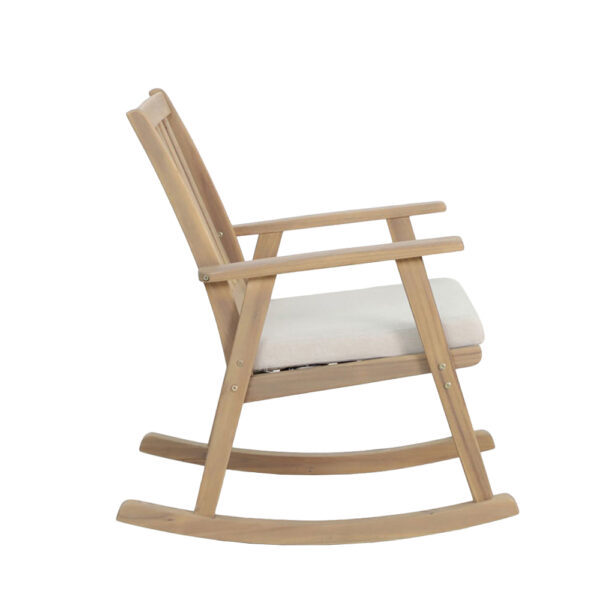 GARDEN ΠΟΛΥΘΡΟΝΑ ΜΕ ΜΠΡΑΤΣΟ ΜΑΞΙΛΑΡΙ ΦΥΣΙΚΟ 76x64x84cm 51-0022 - Image 5