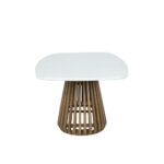 SIRACUSA ΤΡΑΠΕΖΙ ΛΕΥΚΟ 220x110x79cm 52-0001 - Image 7