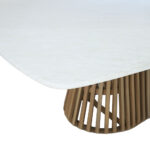 SIRACUSA ΤΡΑΠΕΖΙ ΛΕΥΚΟ 220x110x79cm 52-0001 - Image 8