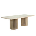 PORTO ΤΡΑΠΕΖΙ ΛΕΥΚΟ 240x110x80cm 52-0002 - Image 6