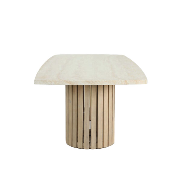 PORTO ΤΡΑΠΕΖΙ ΛΕΥΚΟ 240x110x80cm 52-0002 - Image 7