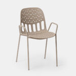 LIDO ΚΑΡΕΚΛΑ BEIGE 57x55.5x80cm 53-0013 - Image 6