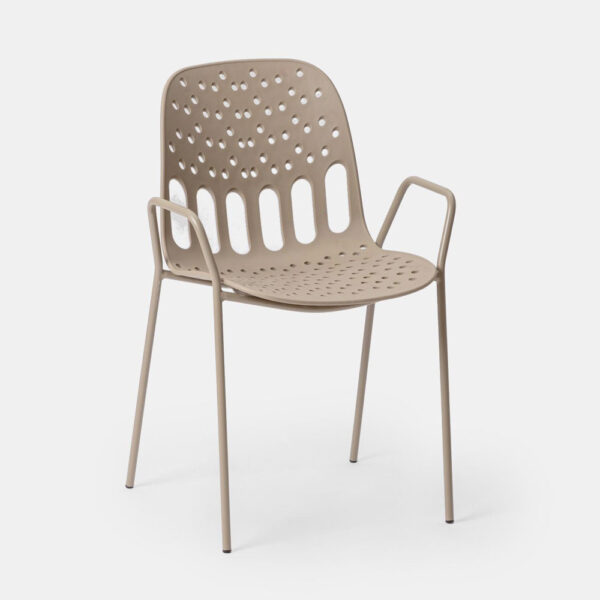 LIDO ΚΑΡΕΚΛΑ BEIGE 57x55.5x80cm 53-0013 - Image 6