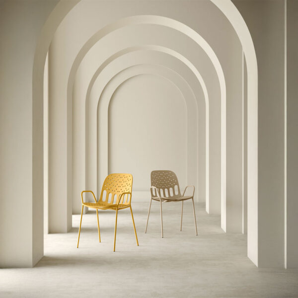 LIDO ΚΑΡΕΚΛΑ BEIGE 57x55.5x80cm 53-0013 - Image 7