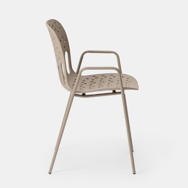 LIDO ΚΑΡΕΚΛΑ BEIGE 57x55.5x80cm 53-0013 - Image 8