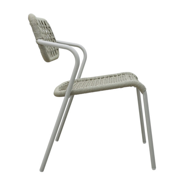 BEE ΚΑΡΕΚΛΑ ΛΕΥΚΟ ΦΥΣΙΚΟ 62x56x82cm 53-0021 - Image 2